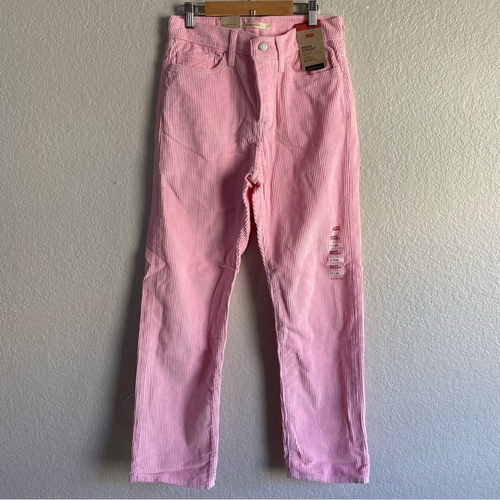Levi’s Corduroy Pink Wedgie Straight Pants